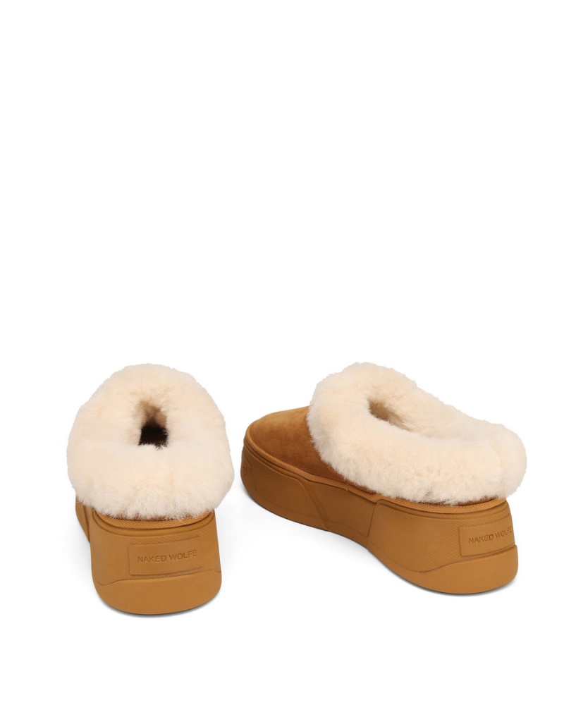 Cizme Naked Wolfe K-02 Shearling Barbati Maro | VIS8325XO